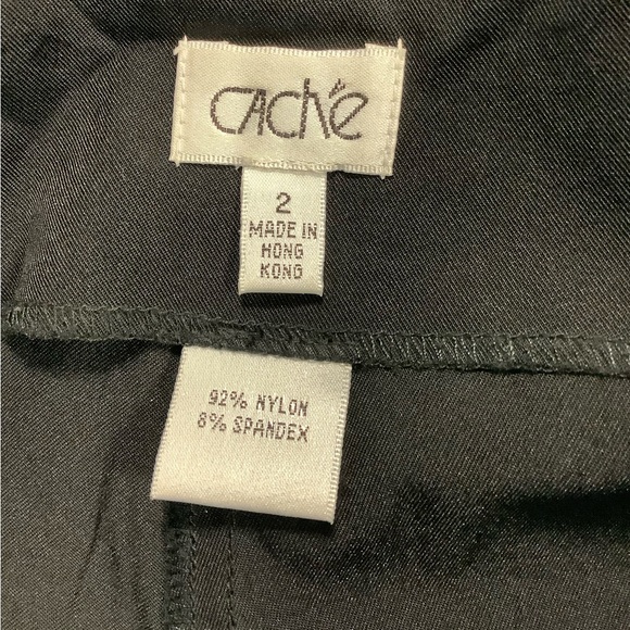 Vtg Y2K Cache Flare Belted Pants 27 x 30 - Picture 11 of 11